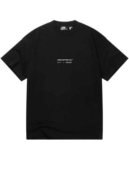 JorCustom JorCustom PoetryInMotion Loose Fit T-Shirt - Black