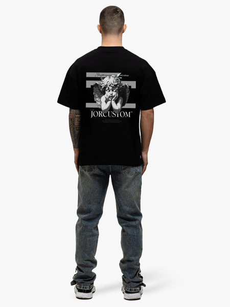 JorCustom JorCustom Angel2.0 Loose Fit T-Shirt - Black