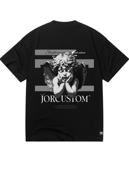JorCustom JorCustom Angel2.0 Loose Fit T-Shirt - Black
