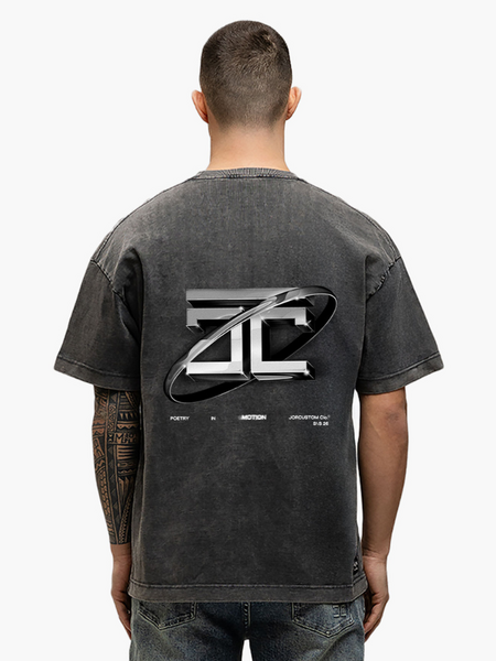JorCustom PoetryInMotion Loose Fit T-Shirt - Acid Grey