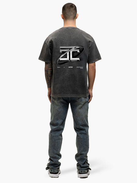 JorCustom JorCustom PoetryInMotion Loose Fit T-Shirt - Acid Grey