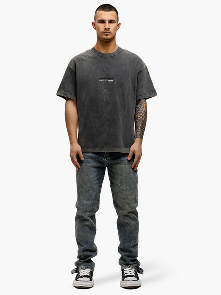 JorCustom JorCustom PoetryInMotion Loose Fit T-Shirt - Acid Grey