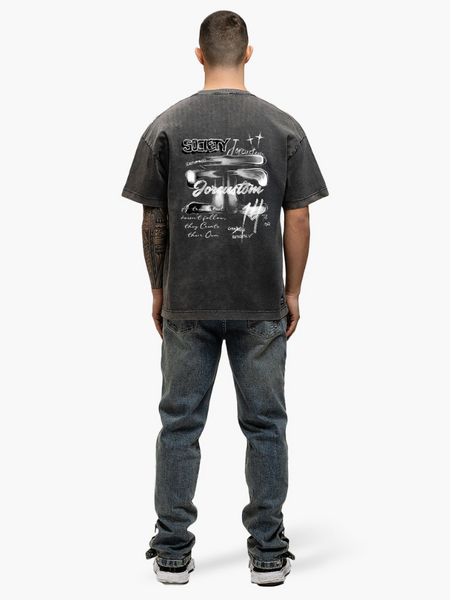 JorCustom JorCustom Artist2.0 Loose Fit T-Shirt - Acid Grey