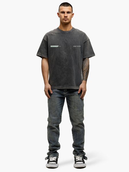 JorCustom JorCustom Angel2.0 Loose Fit T-Shirt - Acid Grey