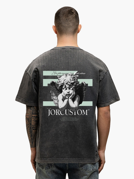 JorCustom Angel2.0 Loose Fit T-Shirt - Acid Grey