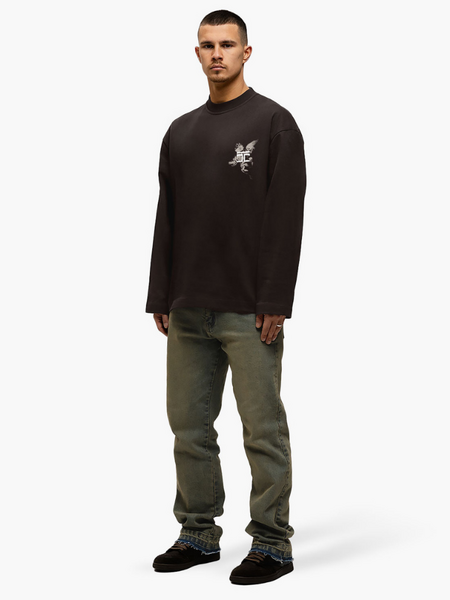 JorCustom JorCustom AboveAllLimits Longsleeve T-Shirt - Brown