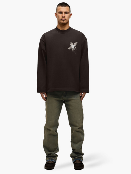 JorCustom JorCustom AboveAllLimits Longsleeve T-Shirt - Brown