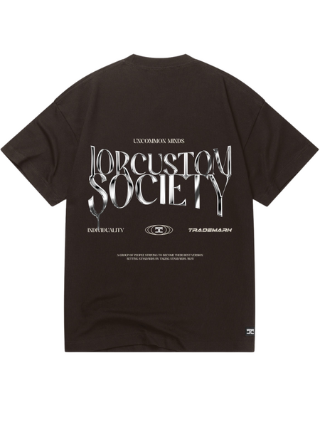 JorCustom JorCustom UncommonMinds Loose Fit T-Shirt - Brown