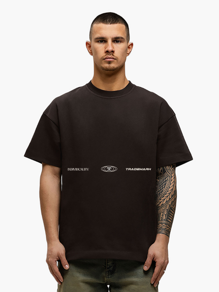JorCustom JorCustom UncommonMinds Loose Fit T-Shirt - Brown