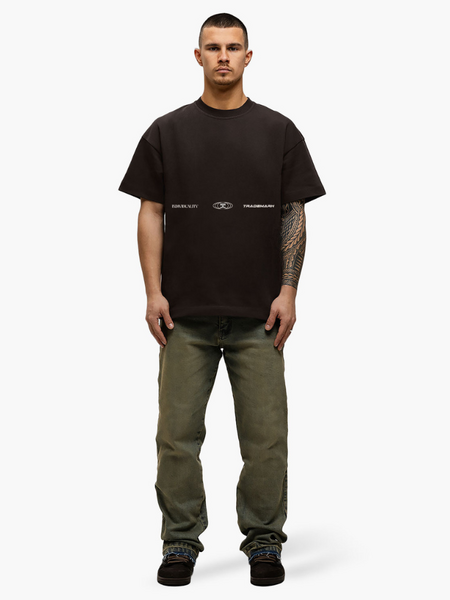 JorCustom JorCustom UncommonMinds Loose Fit T-Shirt - Brown