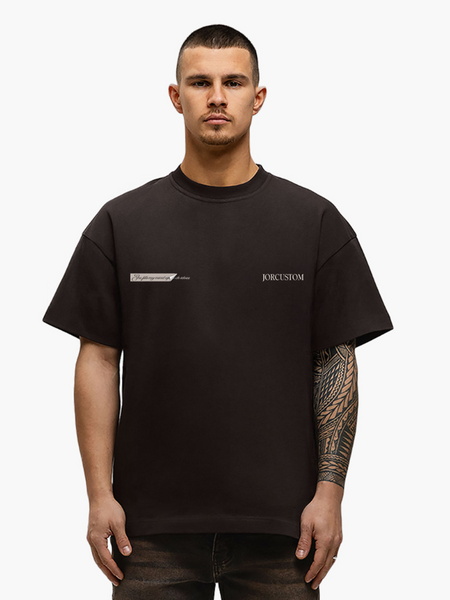 JorCustom JorCustom Angel2.0 Loose Fit T-Shirt - Brown