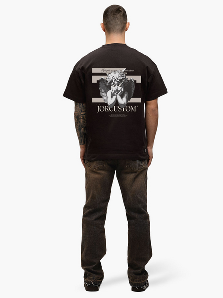 JorCustom JorCustom Angel2.0 Loose Fit T-Shirt - Brown