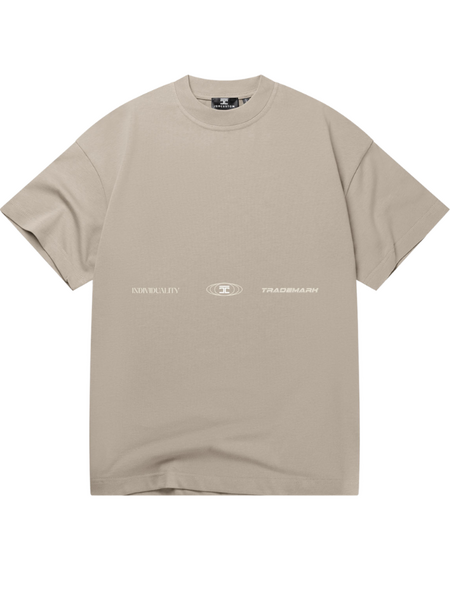 JorCustom JorCustom UncommonMinds Loose Fit T-Shirt - Taupe