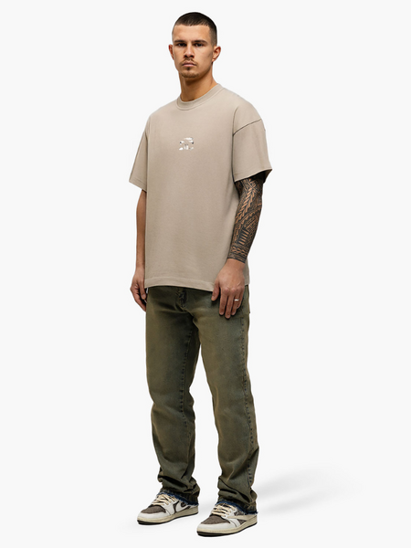 JorCustom JorCustom Artist2.0 Loose Fit T-Shirt - Taupe