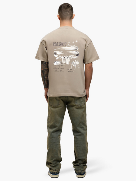 JorCustom JorCustom Artist2.0 Loose Fit T-Shirt - Taupe
