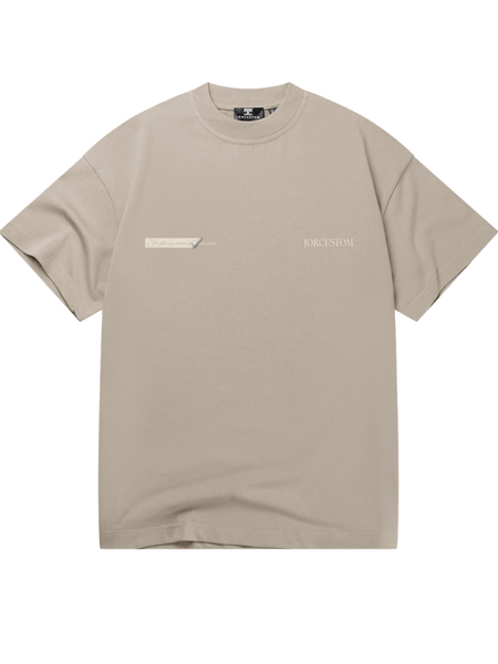 JorCustom JorCustom Angel2.0 Loose Fit T-Shirt - Taupe