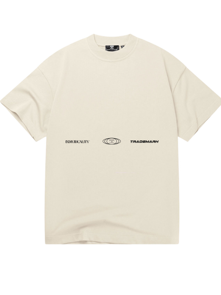 JorCustom JorCustom UncommonMinds Loose Fit T-Shirt - Creme