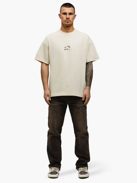 JorCustom JorCustom Artist2.0 Loose Fit T-Shirt - Creme