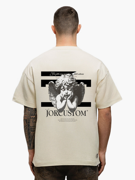 JorCustom Angel2.0 Loose Fit T-Shirt - Creme