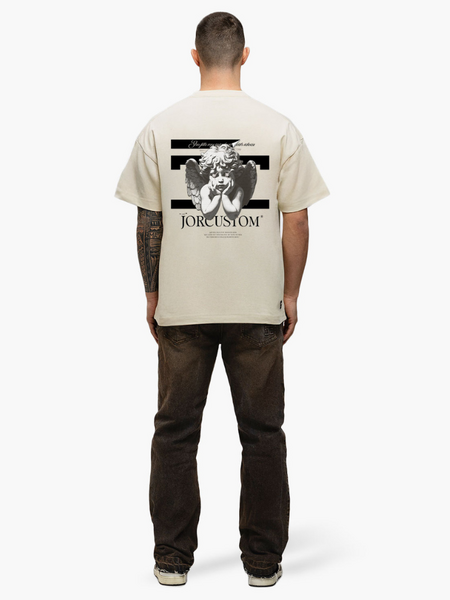 JorCustom JorCustom Angel2.0 Loose Fit T-Shirt - Creme