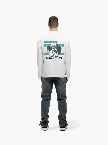 JorCustom JorCustom Angel2.0 Longsleeve T-Shirt - White