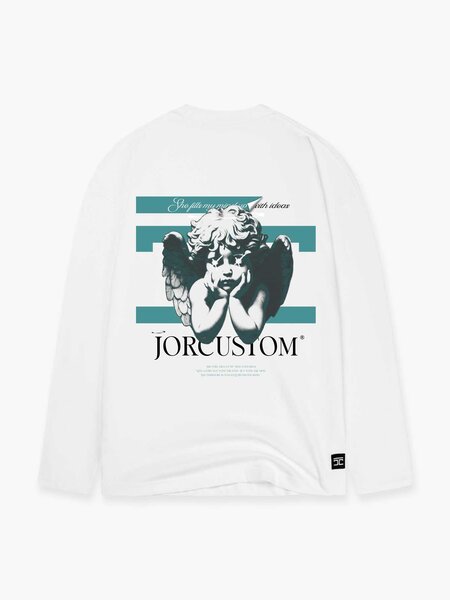 JorCustom JorCustom Angel2.0 Longsleeve T-Shirt - White