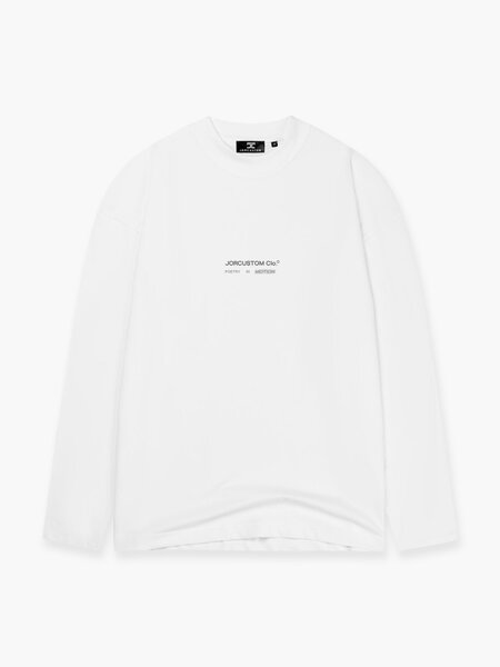 JorCustom JorCustom AboveAllLimits Longsleeve T-Shirt - White