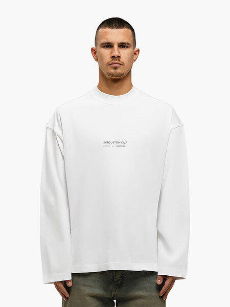 JorCustom JorCustom AboveAllLimits Longsleeve T-Shirt - White