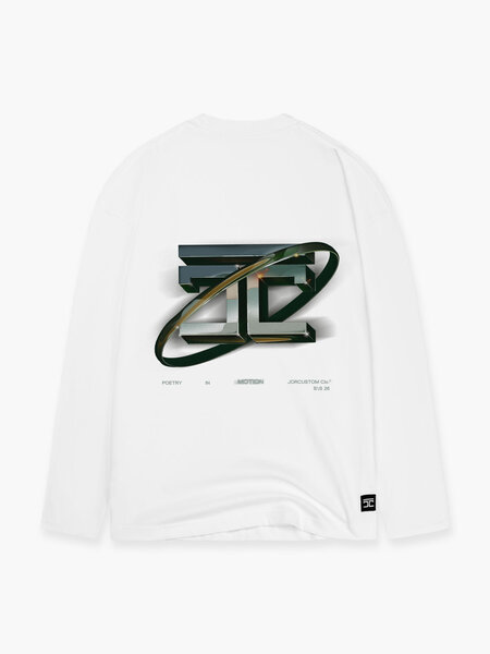 JorCustom JorCustom AboveAllLimits Longsleeve T-Shirt - White
