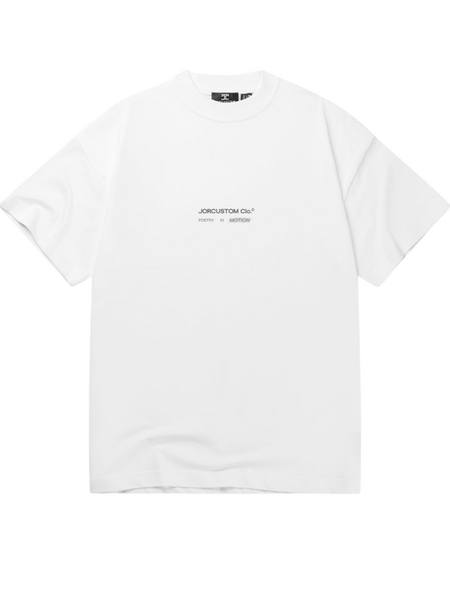 JorCustom JorCustom PoetryInMotion Loose Fit T-Shirt - White