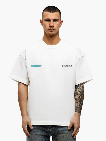 JorCustom JorCustom Angel2.0 Loose Fit T-Shirt - White
