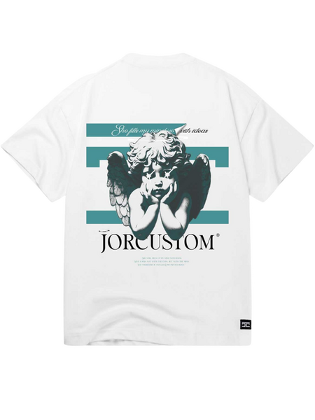 JorCustom JorCustom Angel2.0 Loose Fit T-Shirt - White