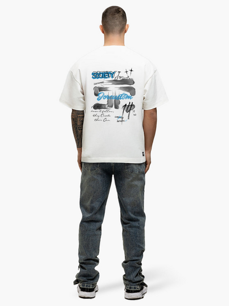JorCustom JorCustom Artist2.0 Loose Fit T-Shirt - White