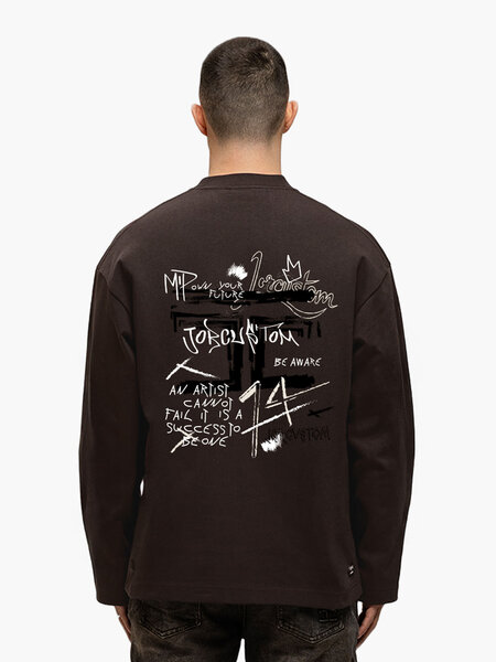 JorCustom Artist Longsleeve T-Shirt - Brown