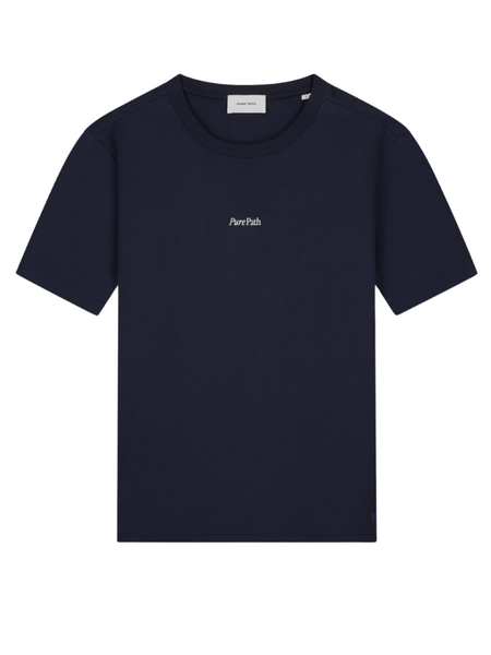 Pure Path Pure Path Trio of Flowers T-shirt - Dark Navy