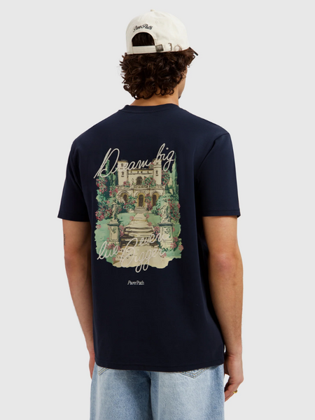 Pure Path Mansion T-shirt - Dark Navy