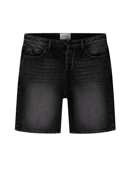 Pure Path Pure Path The Owen Regular Fit Short - Denim Dark Grey