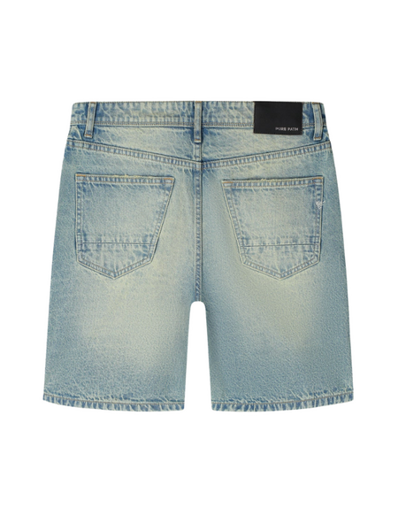 Pure Path Pure Path The Owen Regular Fit Short - Denim Blue Green