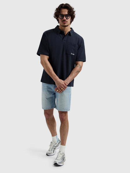 Pure Path Pure Path The Owen Regular Fit Short - Denim Light Blue