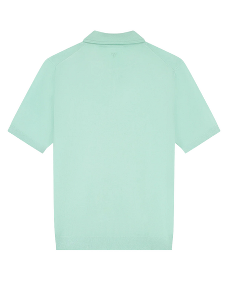 Pure Path Pure Path Zip Knitted Polo - Mint
