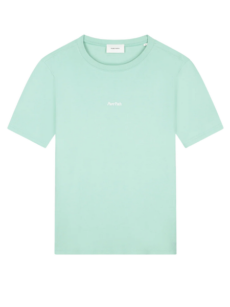 Pure Path Pure Path Trio of Flowers T-shirt - Mint