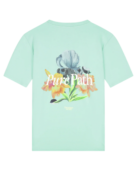 Pure Path Pure Path Trio of Flowers T-shirt - Mint