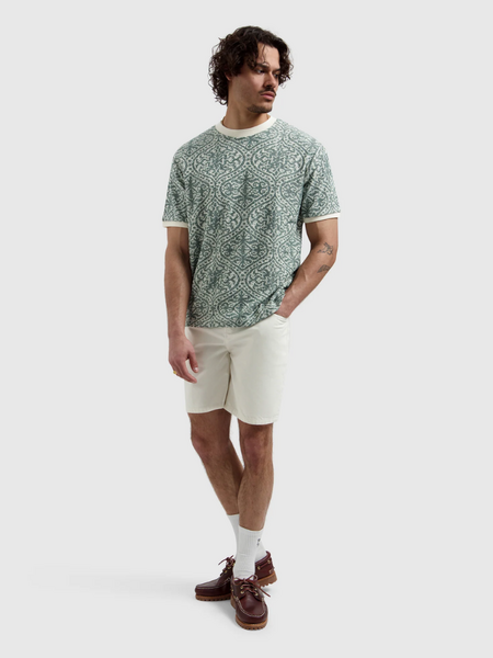 Pure Path Pure Path The Owen Regular Fit Short - Ecru