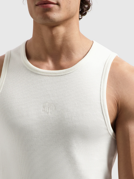 Pure Path Pure Path Essential Initials Tanktop - off white