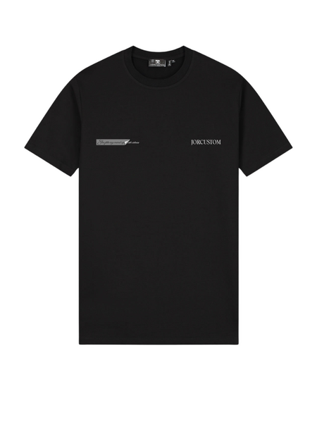 JorCustom Angel2.0 Slim Fit T-Shirt - Black JorCustom JorCustom Angel2.0 Slim Fit T-Shirt - Black
