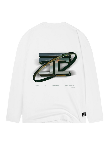 JorCustom JorCustom PoetryInMotion Longsleeve T-Shirt - White
