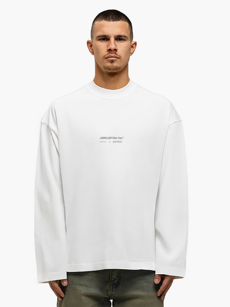 JorCustom JorCustom PoetryInMotion Longsleeve T-Shirt - White