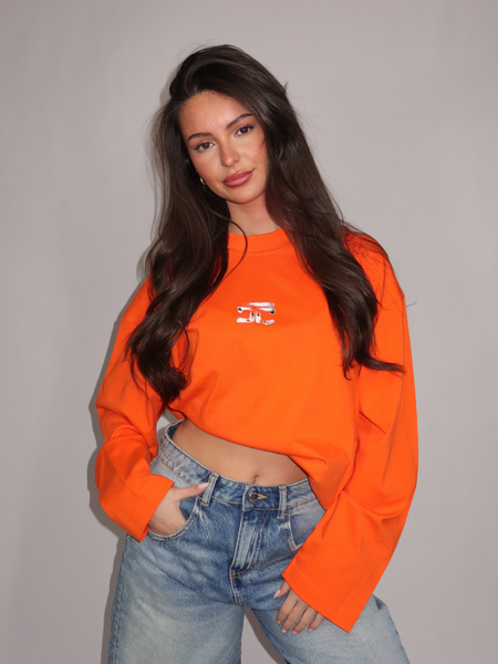 JorCustom Women KD-Artist2.0 Longsleeve T-Shirt - oranje