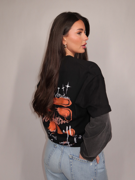 JorCustom Women KD-Artist2.0 Double Layered Longslee - Black-Acid JorCustom JorCustom Women KD-Artist2.0 Double Layered Longslee - Black-Acid