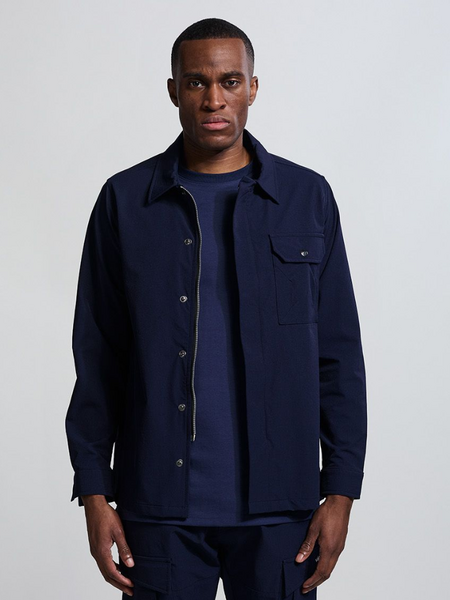 Vanner Vanner Motion Overshirt - Navy